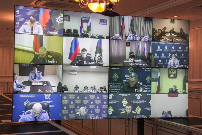 Председатель Следственного комитета России провёл оперативное совещание в режиме видео-конференц-связи
