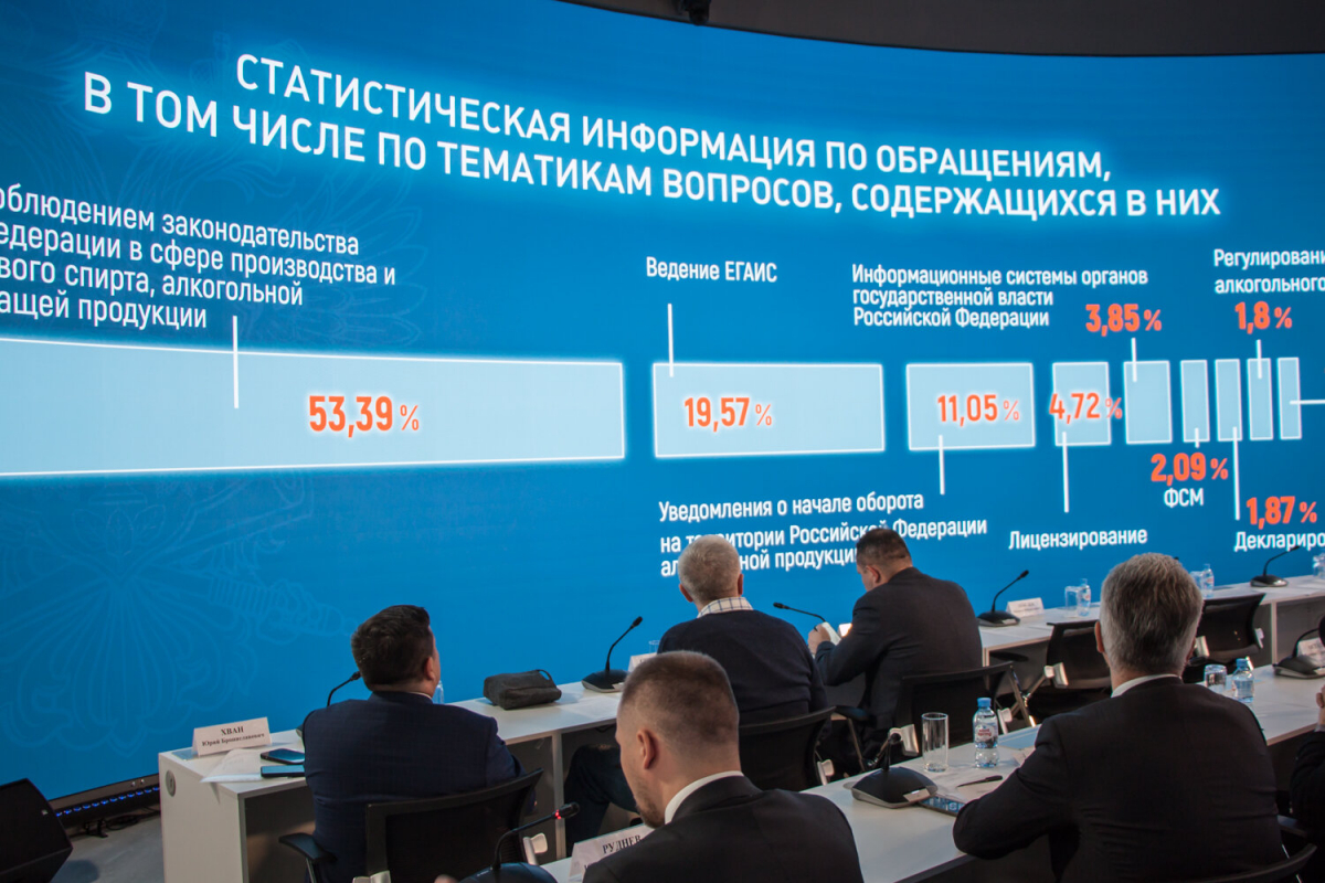 Вячеслав Калинин отметил работу Общественного совета при Росалкогольтабакконтроле