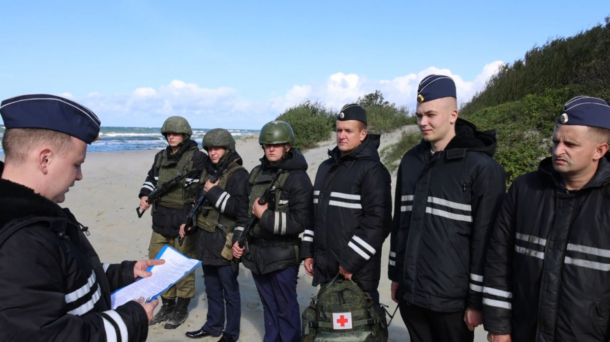 Балтийский флот провёл учения подрывных команд на полигоне «Хмелевка»